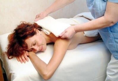 Procedure termiche per l'area della colonna vertebrale superiore interessata da osteocondrosi